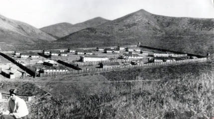 Minebyen Omtjag, mens den endnu var GULAG lejr, 1953