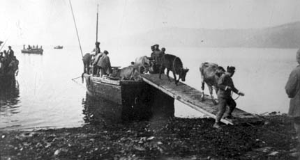 Ankomst i Nagejevobugten, Magadan, 1932
